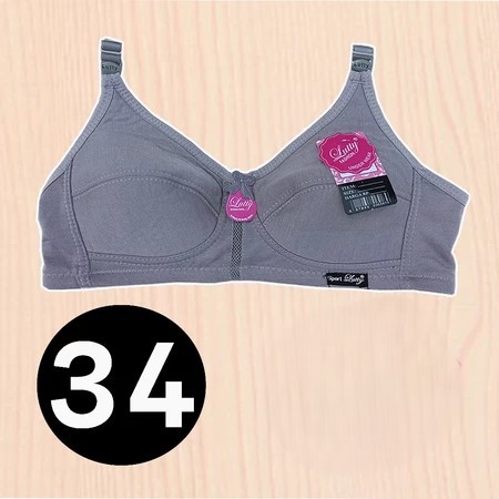1 ชิ้น - ชุดชั้นในผู้หญิงผู้ใหญ่ LUTTY K2 SPORT BRA พร้อมสี (สีเทา) | LUTTY WOMENS SPORT BRA THIN FO