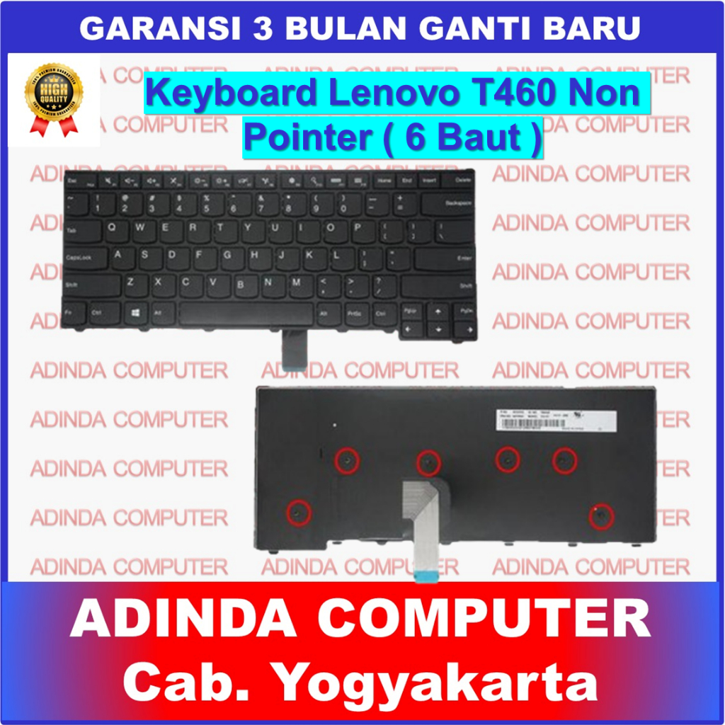 Lenovo Thinkpad T460 T460P T460T T470T คีย์บอร์ดไม่มีตัวชี้