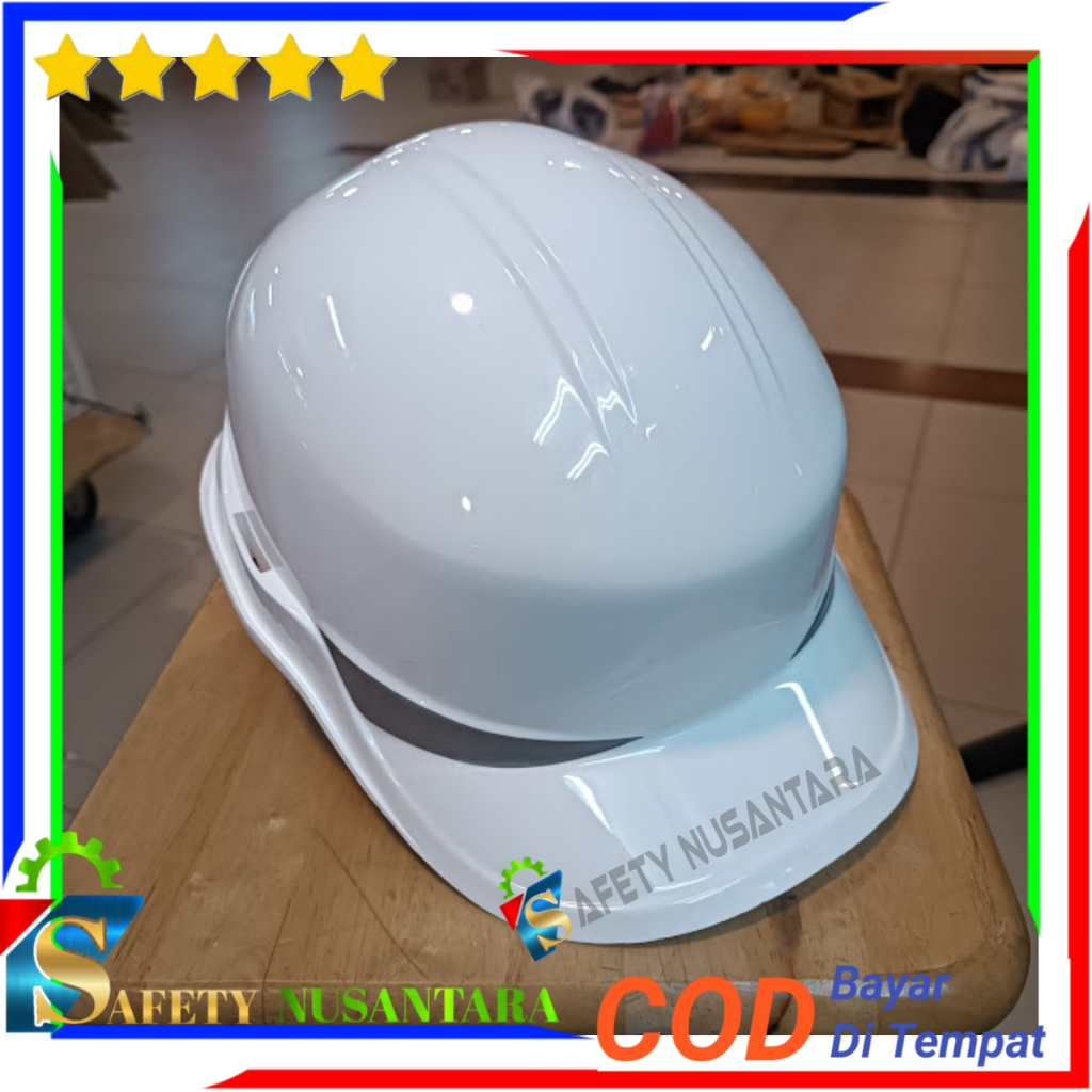 MSA Baseball PP Inner Fastrack หมวกกันน็อคสีขาวหมุนได้ - หมวกนิรภัยโครงการ MSA ยี่ห้อ SNI
