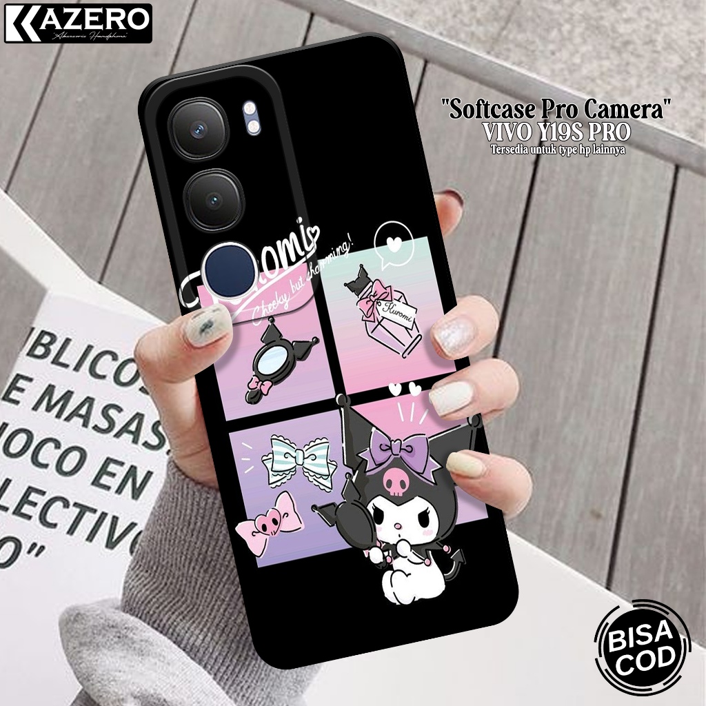 KAZERO - เคสโทรศัพท์ VIVO Y19S PRO - เคสการ์ตูนแฟชั่น - กล้อง Pro - VIVO Y19S PRO Softcase - เคส VIV