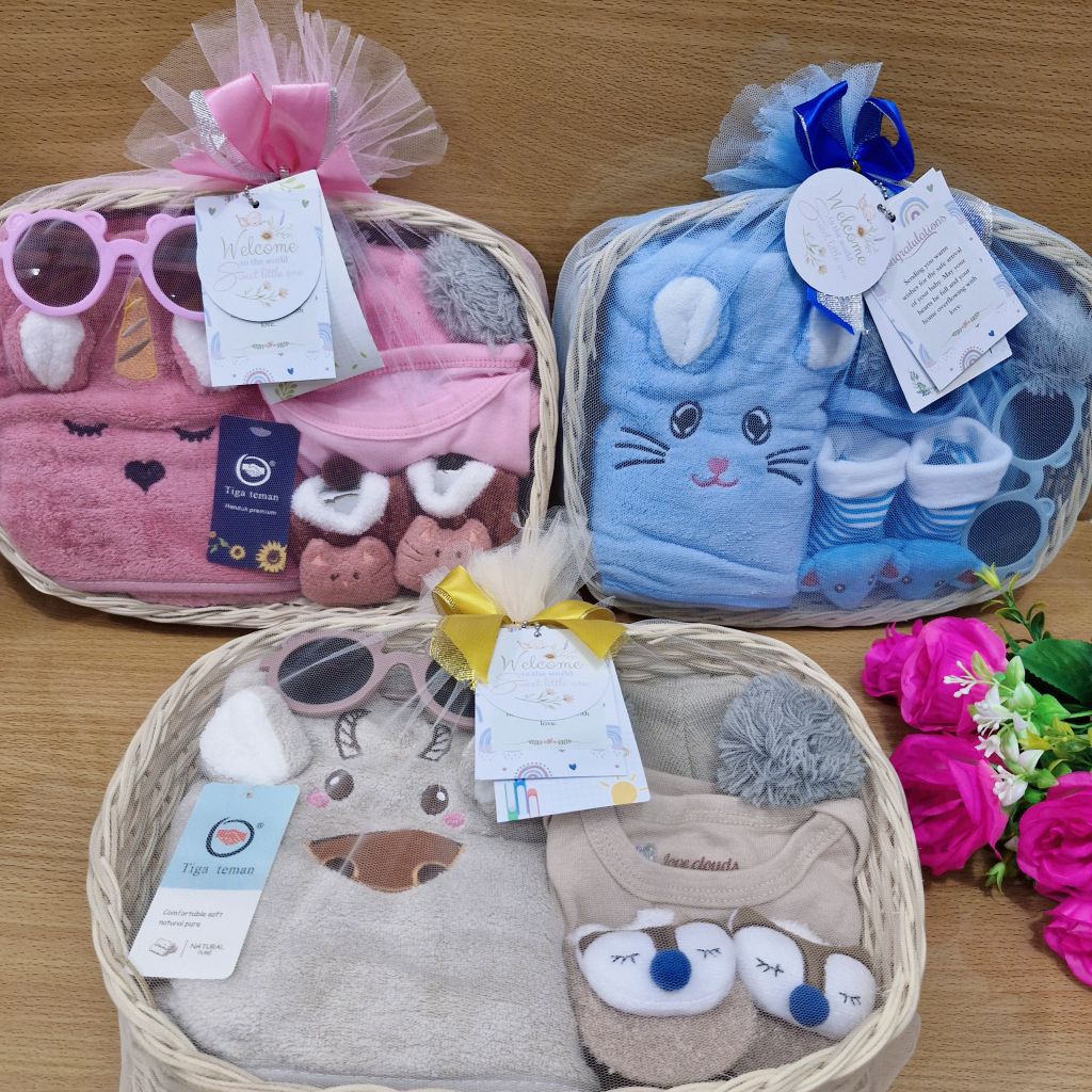 กล่องตะกร้าหวาย Baby Parcel NAOMI PACKAGE SET / เด็กแรกเกิด กล่องพัสดุ