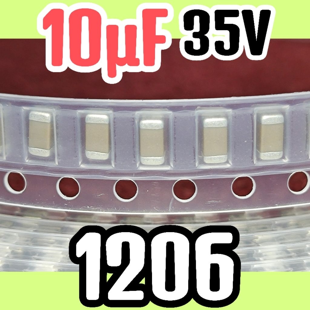 ตัวเก็บประจุเซรามิก 10 ชิ้น SMD 1206 3216 10uF 35V 10 uF 35 V 10 uF