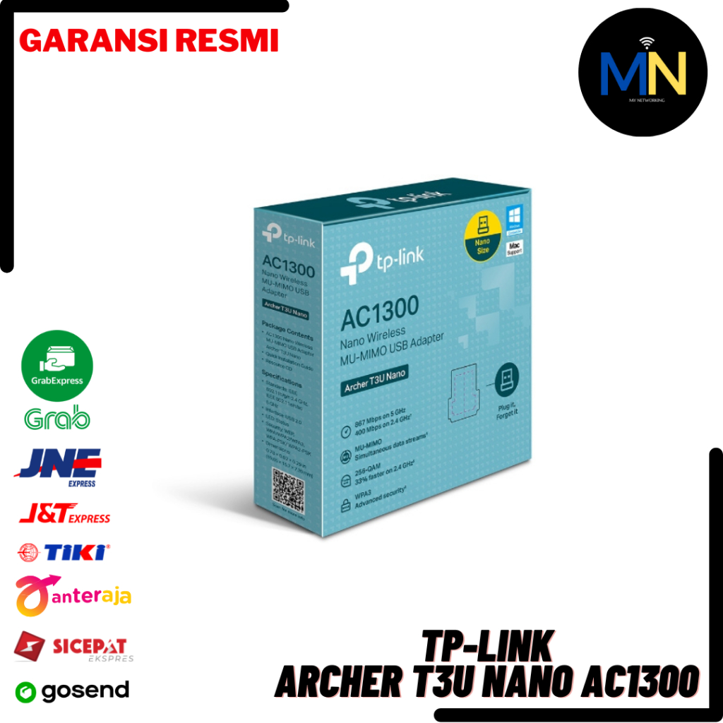 TP-LINK Archer T3U Nano AC1300 Nano Wireless MU-MIMO USB Adapter