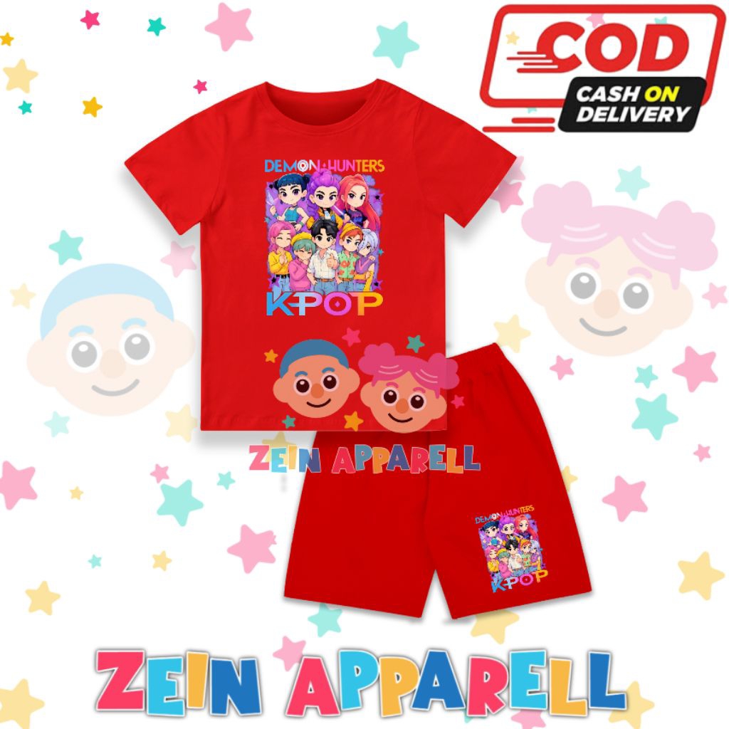 Demon Hunter Kpop เสื้อผ้าเด็กชุด - Demon Hunter Kpop เด็กแฟชั่นชุด - Demon Hunter Kpop เสื้อยืดเด็ก
