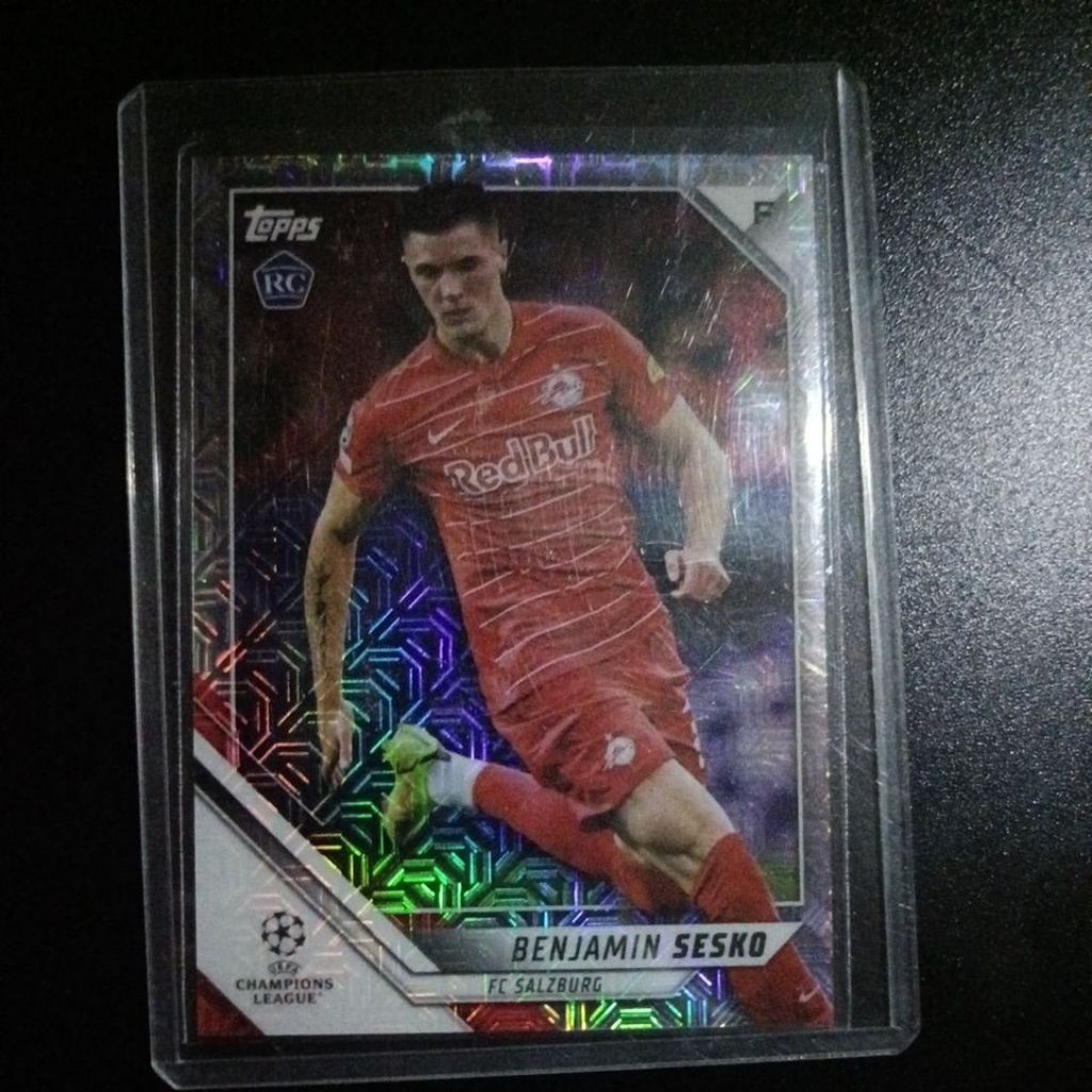การ์ดฟุตบอล RC Topps ของ Benjamin Sesko