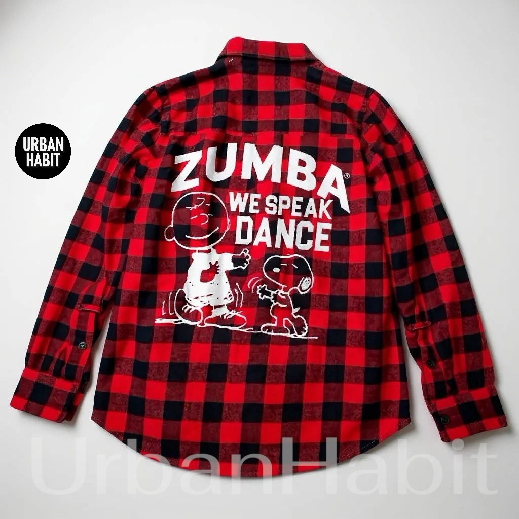 KEMEJA ZUMBA SHIRT GYM SHIRT ZUMBA PLAID SHIRT GYM PLAID SHIRT ZUMBA FLANEL GYM SHIRT - CSZ 21