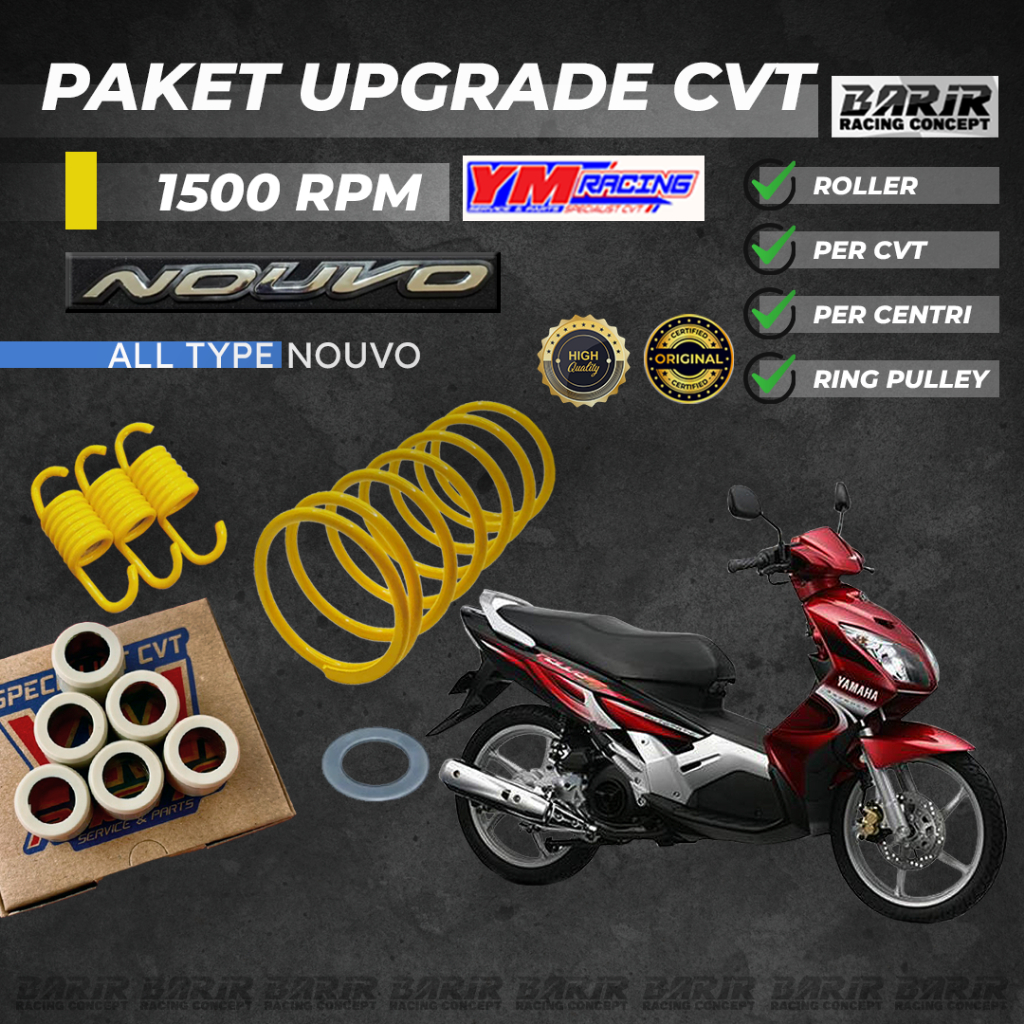 NOUVO YM Racing 1500 RPM CVT อัพเกรดแพ็คเกจ