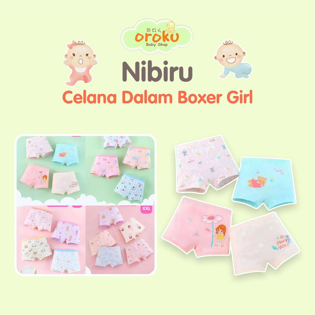 NIBIRU GIRL BOXER UNDERWEAR / GIRLS UNDERWEAR