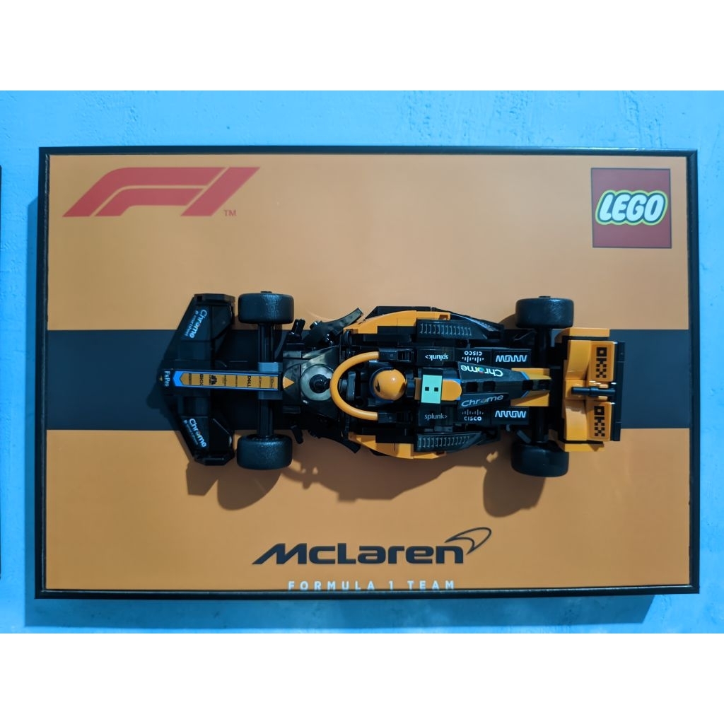 Lego F1 Speed Champions McLaren 2023 ในรูปแบบกรอบ (Bonaus F1 Mini Series สุ่ม)