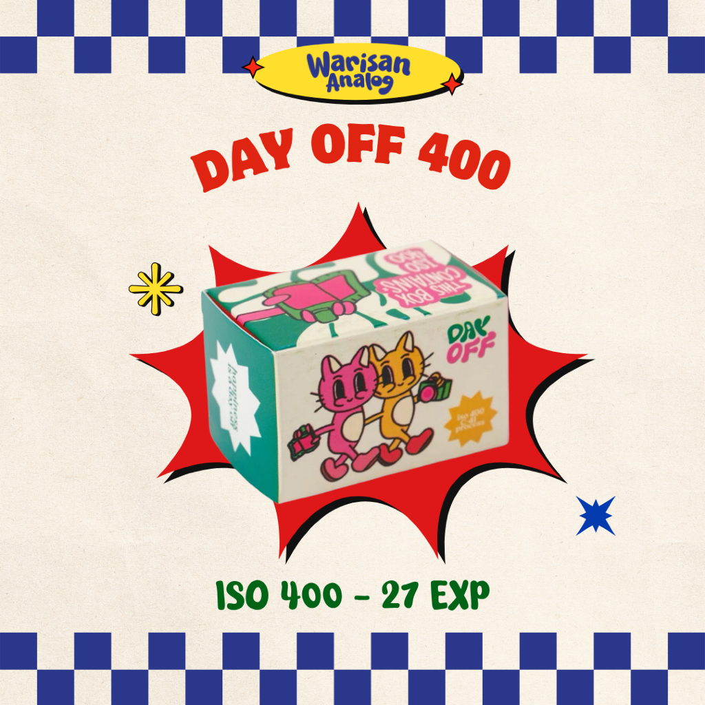 DAY OFF FILM 400 - ROLL FILM 35MM - ISO 400 - 27EXP