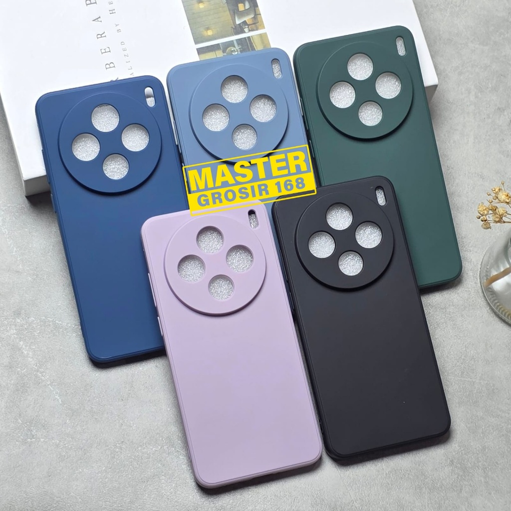 VIVO X200 VIVO X200 PRO CASE MACAROON SQUARE EDGE CASE LIQUID EDGE VIVO X200 VIVO X200 PRO