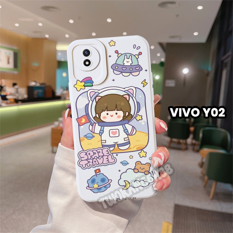 เคส VIVO Y02 Y02T ใหม่ล่าสุด - เคสโทรศัพท์ VIVO Y02 Y02T - Pro Camera Softcase - ตัวป้องกันกล้อง - เ