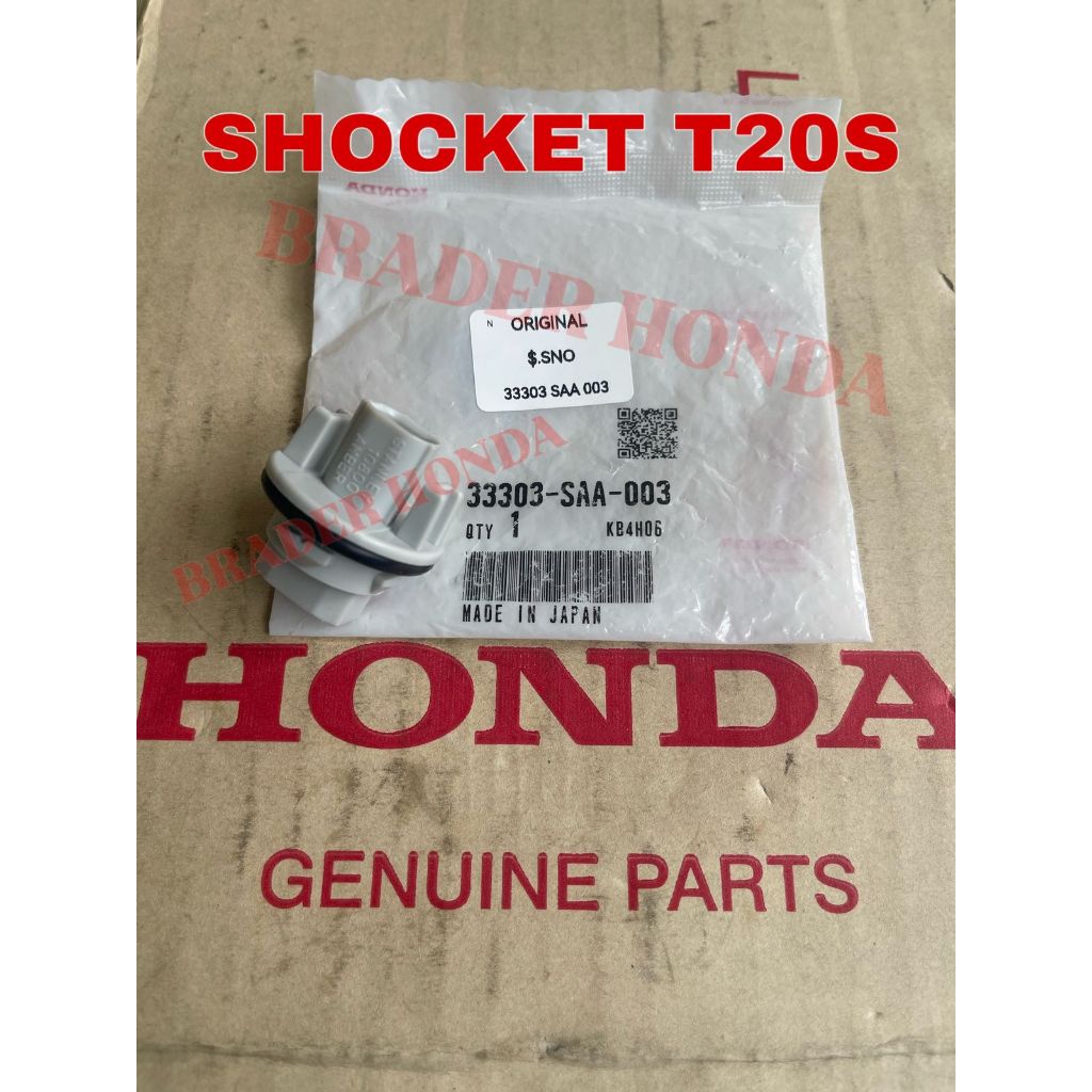 ซ็อกเก็ต LAMPU SEN T20 S AMBER BOHLAM HEADLAMP JAZZ GD3 GE8 GK5 S RS CITY GD8 GM2 BRV DG1 DG3 ACCORD