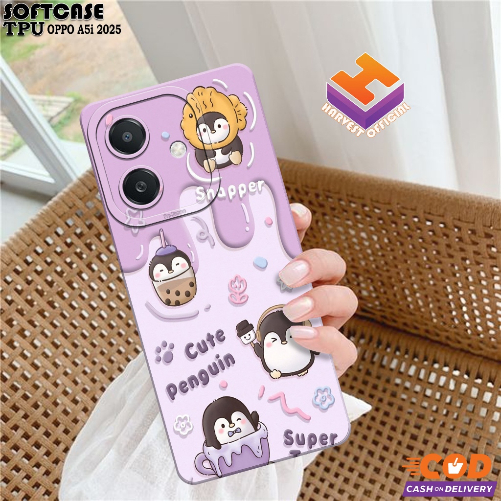 HP ล่าสุด Oppo A5i 2025 Softcase - เคส Oppo A5i ล่าสุด - เคส Pro Camera Softcase - Oppo A5i Silicone