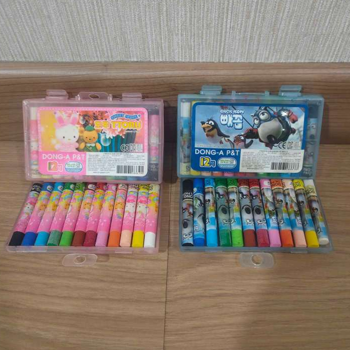 Oil Pastel / Crayon Mini 12 Color Dong a / Korea