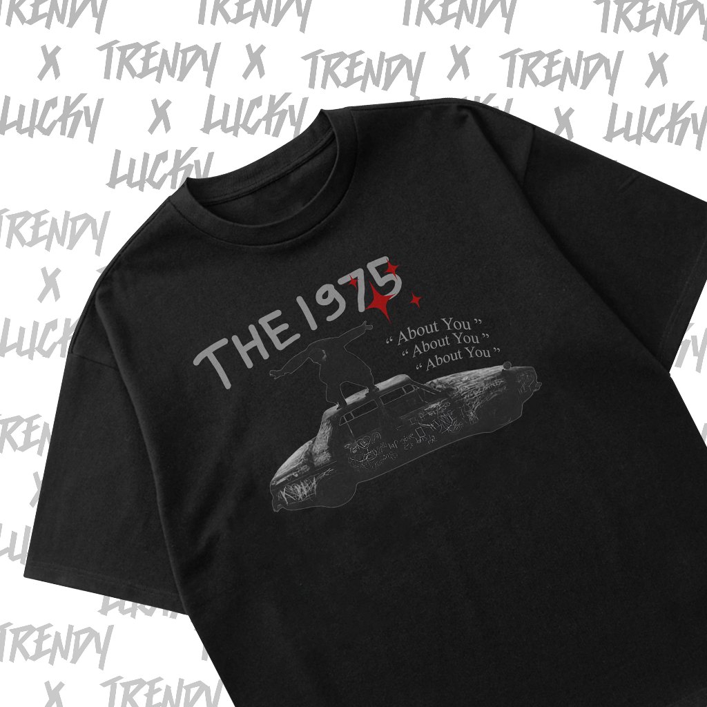 Premium Cotton Printing DTF เสื้อยืดผู้ชายและผู้หญิง StreetWear About You The 1975 - Premium Distro