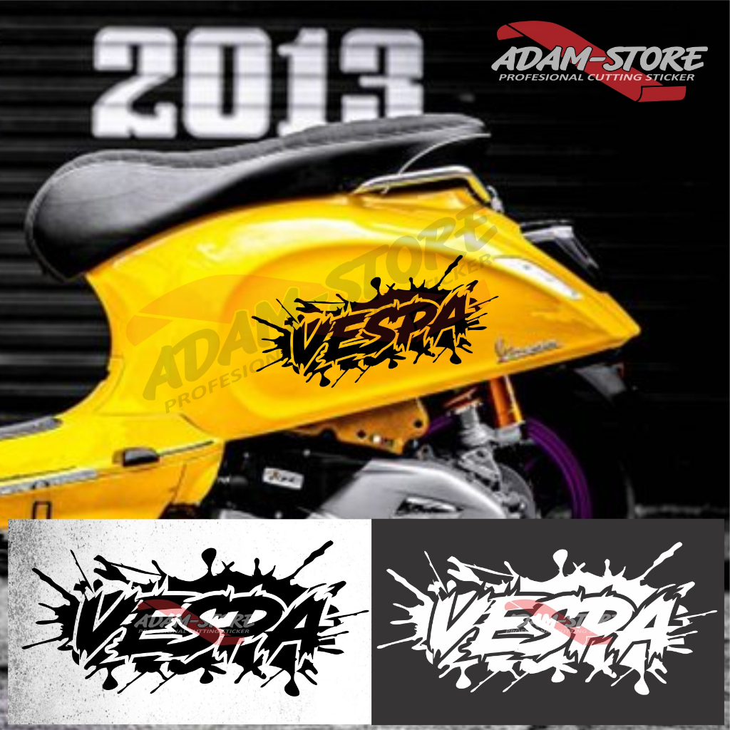V71 สติ๊กเกอร์ติดมอเตอร์ไซค์ Vespa / สติ๊กเกอร์ Vespa Sprint / สติ๊กเกอร์ Vespa Lx / สติ๊กเกอร์ Vesp