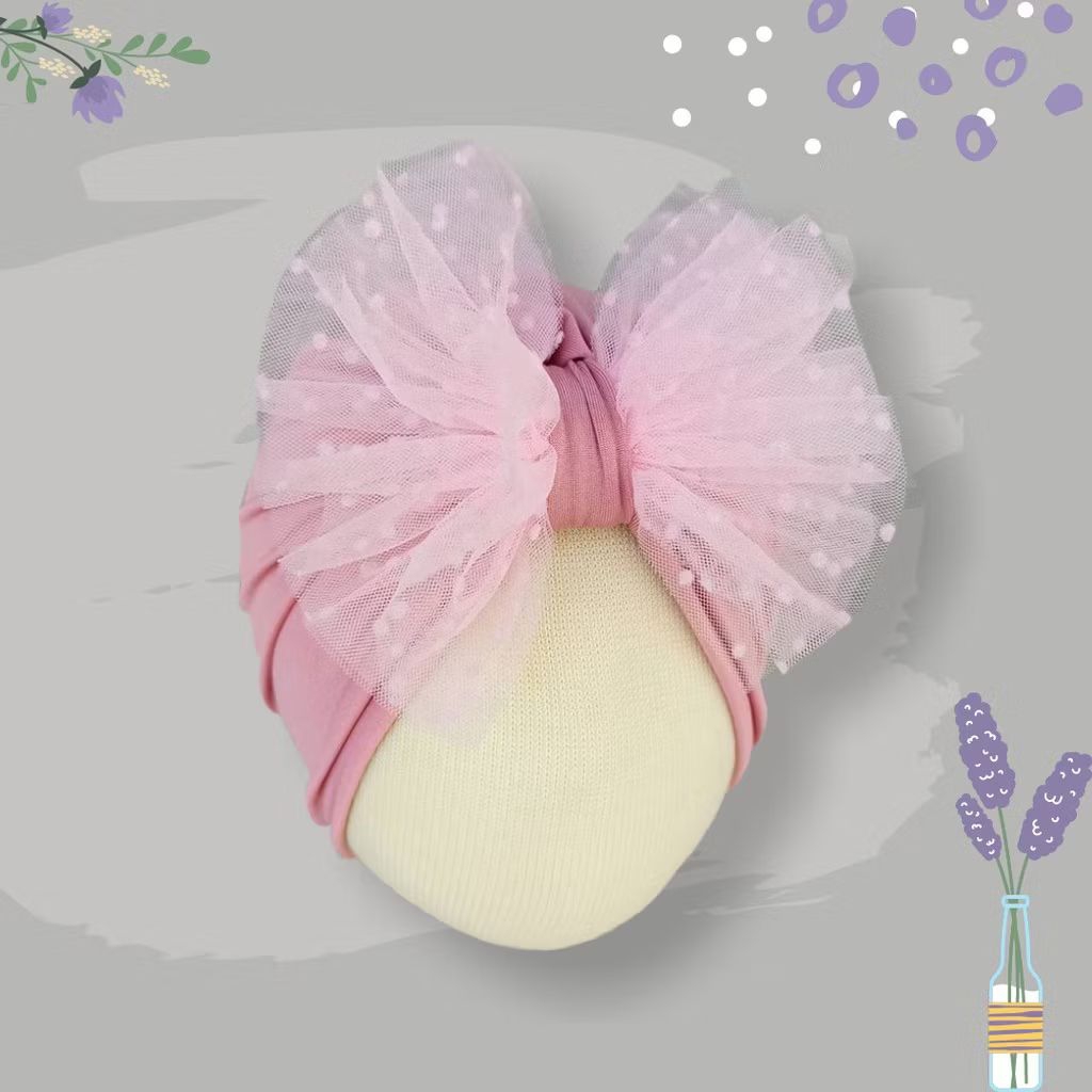 K776 CUTE ADELIA TURBAN / RIBBON STYLE CHILDRENS TURBAN / GIRLS HEADBAND