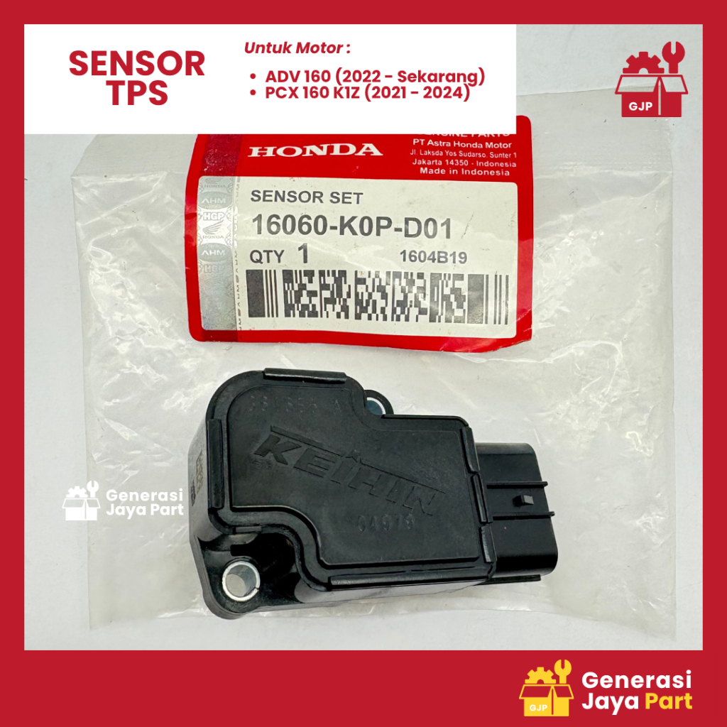 เซ็นเซอร์ TPS 16060-K0P-D01 ADV 160 PCX 160 K1Z | เซ็นเซอร์ TPS | ฮอนด้า ฮอนด้า ฮอนด้า | ต้นฉบับต้นฉ