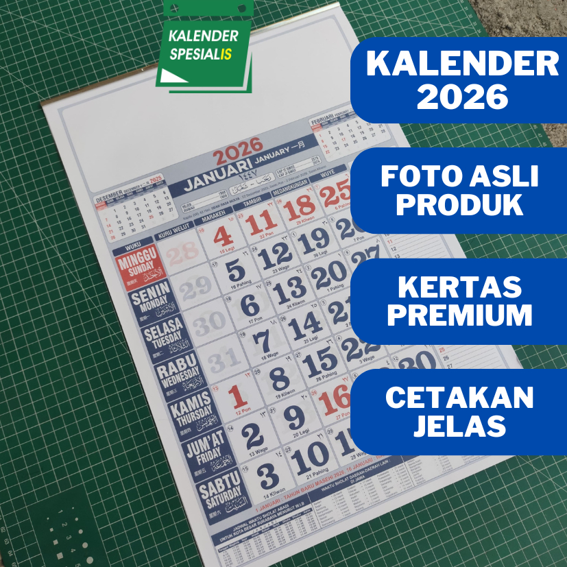 JAVANESE CALENDAR 2026 - COMPLETE JAVANESE CALENDAR - NATIONAL CALENDAR - JAVANESE DATE