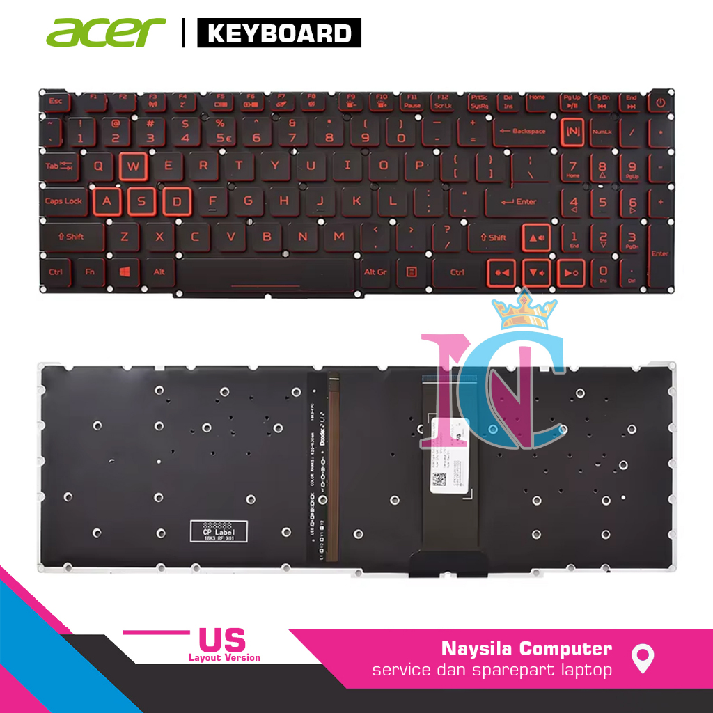 Acer Nitro 5 AN515-43 AN515-44 AN515-54 AN515-55 AN517-51 AN517-52 AN517-51 AN715-51 N20C1 N20C2 N18