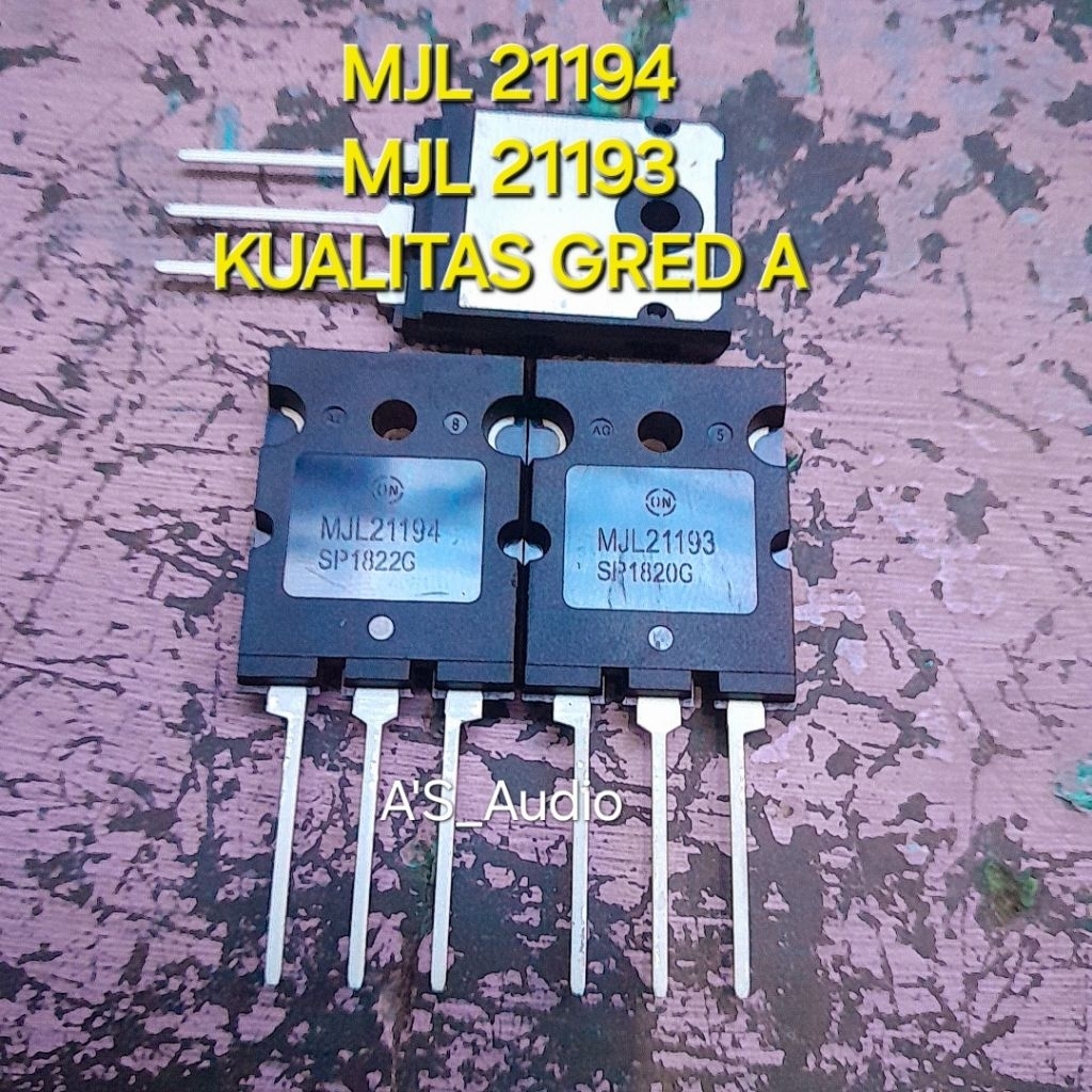 ทรานซิสเตอร์ MJL21193 MJL21194 เกรด A