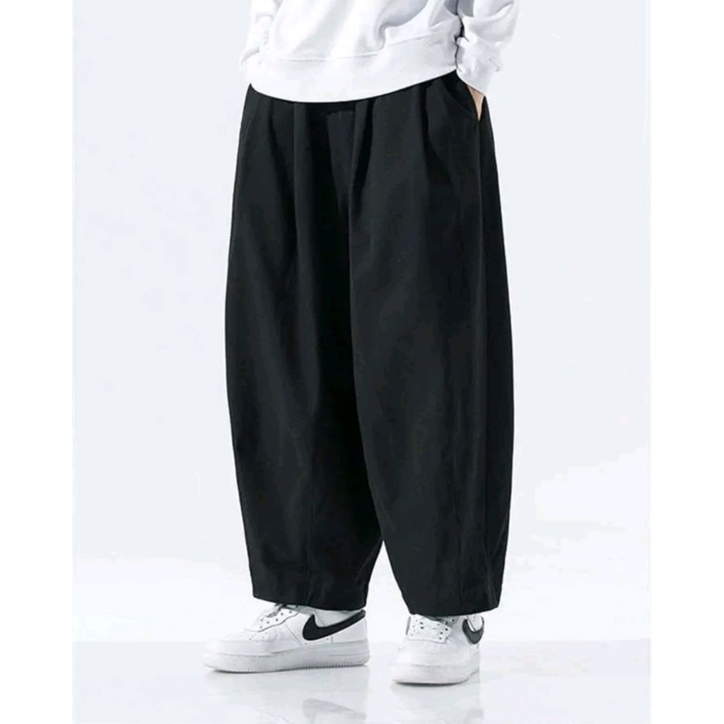 ABR[กางเกงวอร์ม Baggy pants[balloon | กางเกง Baggy |กางเกงผ้าฟลีซถุง