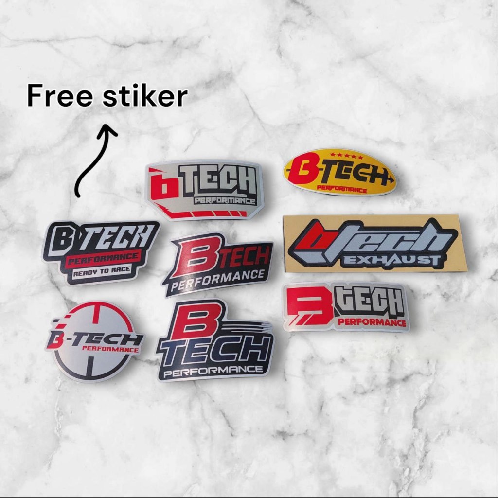 สติ๊กเกอร์ BTECH GARAGE BONUS!!