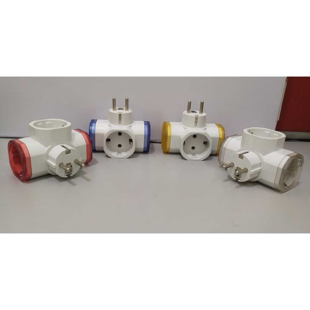 KekaStore 258 Ta Light House Square Ground T-Plug/3-Pin Grounded T-Plug/T-Arde 3-Plug