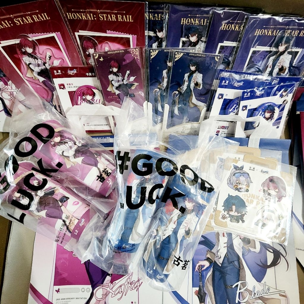 READY Original Merch Mihoyo Good Me Collab กิจกรรม Honkai Star Rail HSR X Goodme Kafka Blade Stande 