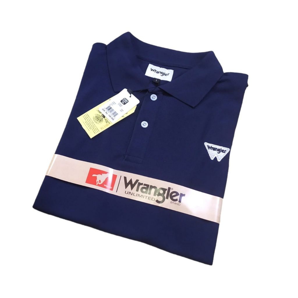 WRANGLER LAST ADULT MENS COLLAR T-SHIRT ML XL ORIGINAL PREMIUM POLO SHIRT...