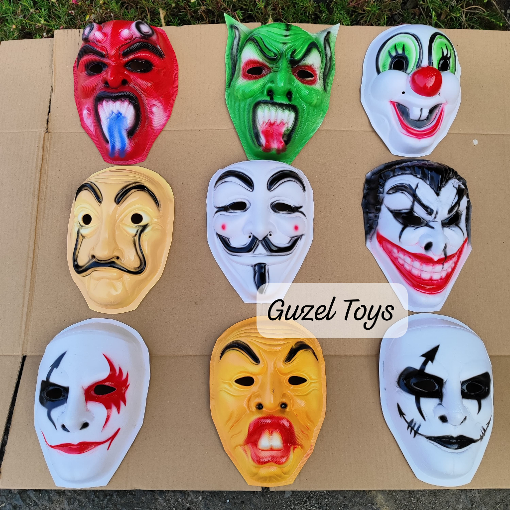ANONYMOUS VENDETA MASK HACKERS CYBER JOKER HELLOWEEN