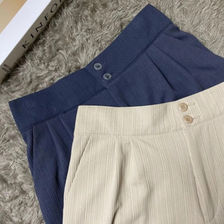 Celana Kulot Wanita Knit Highwaist Jennie Pants Premium Kancing
