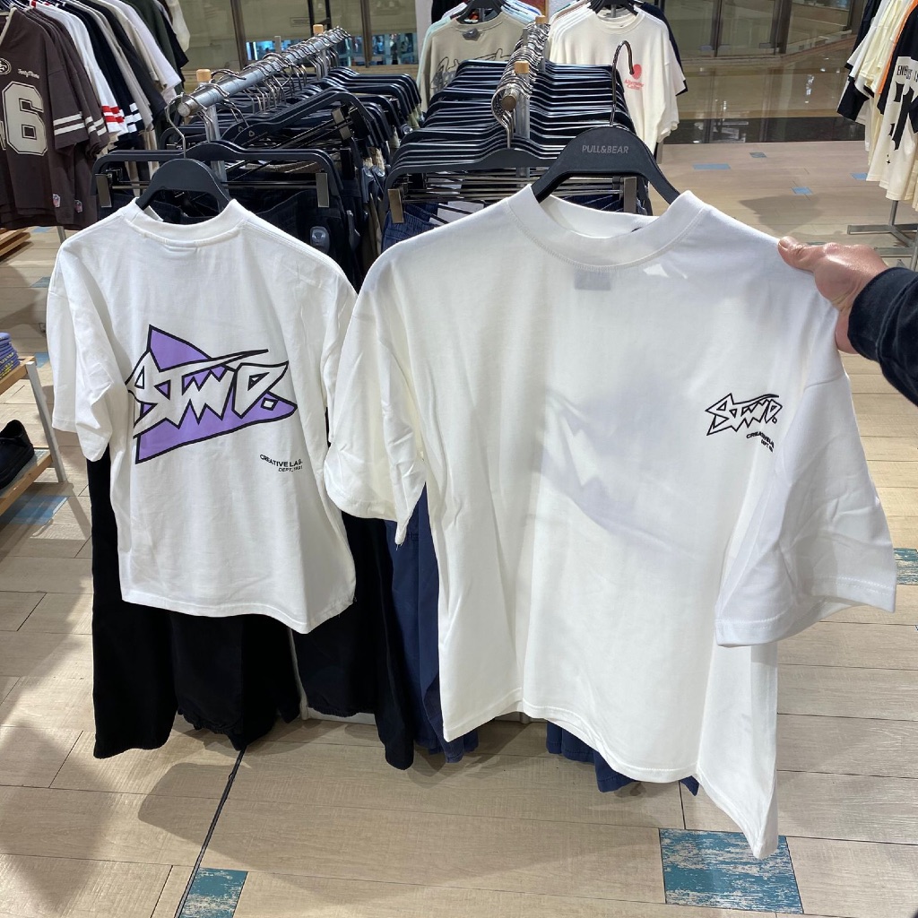 จัสทิพ. เสื้อยืด STWD Pull&Bear Boxy Fit (ผู้ชาย)