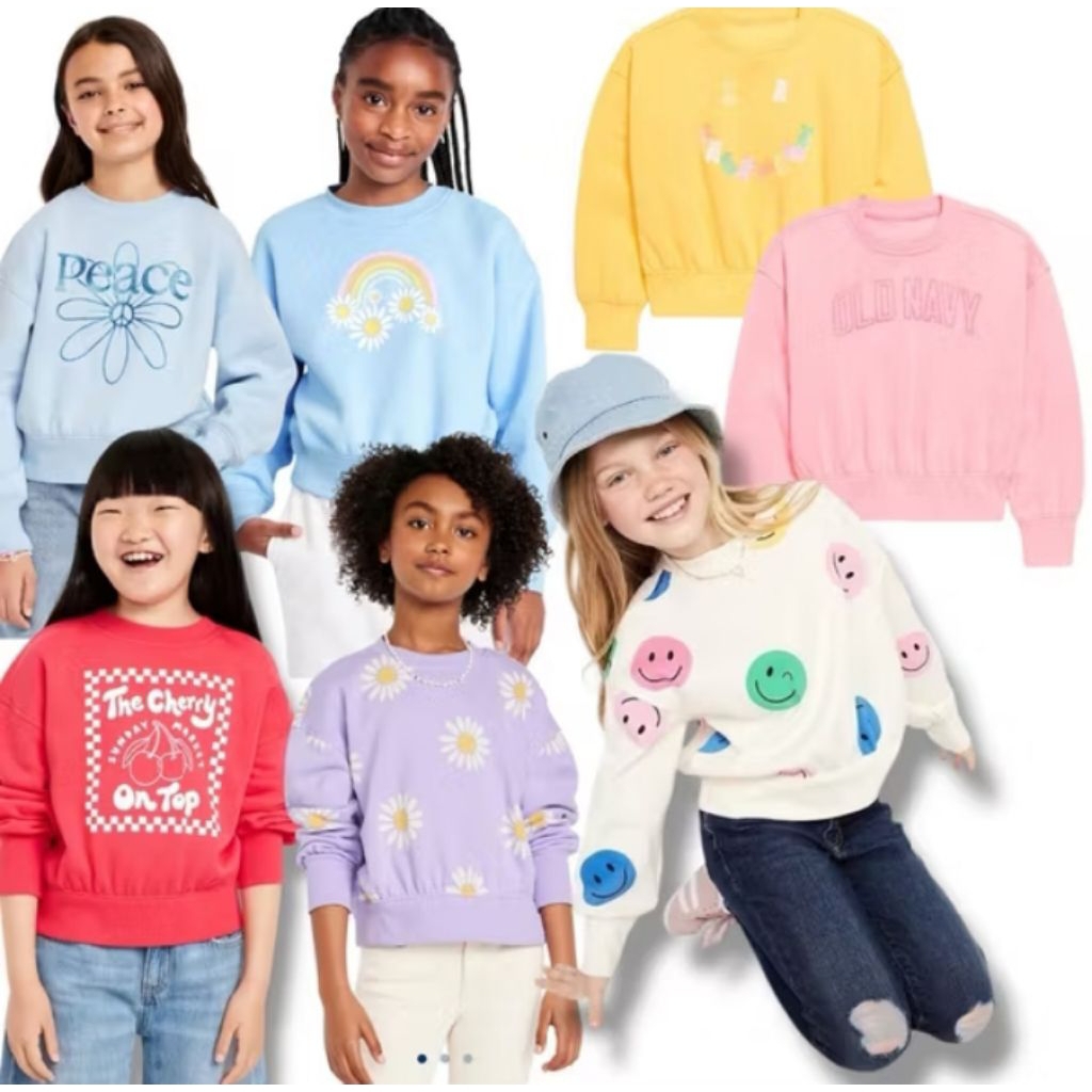 เสื้อสเวตเตอร์เด็กผู้หญิง OLD NAVY