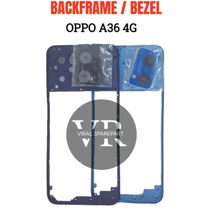 BACK FRAME / BEZEL CASING / CASING FRAME COVER OPPO A36 4G