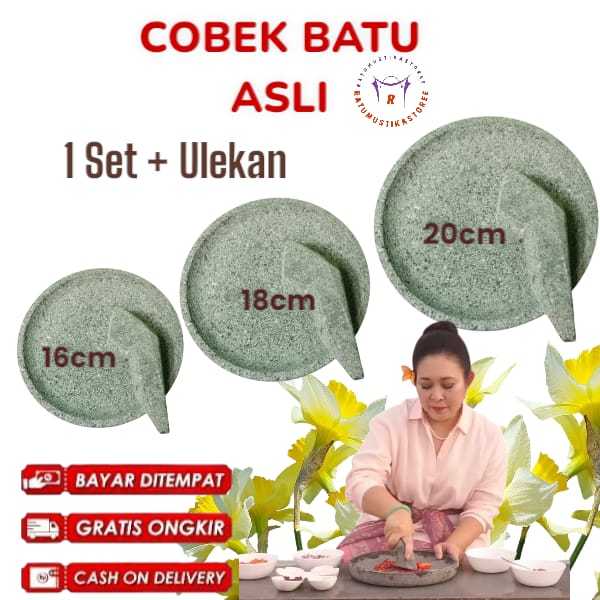 ORIGINAL STONE MORTAR - COWET 1 ชุด ORIGINAL MORTAR 100% GENUINE MOUNTAIN STONE MORTAR STONE MORTAR