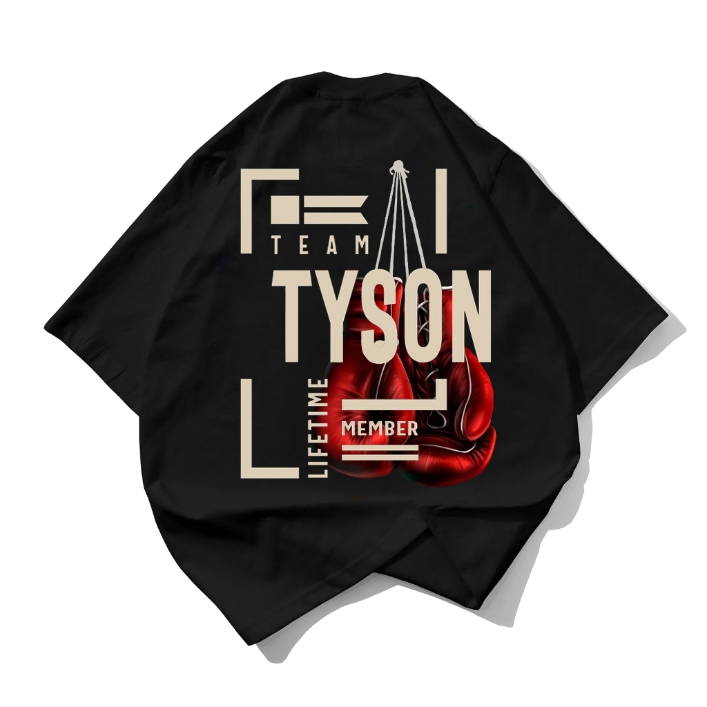 เสื้อยืดชกมวย Tyson Oversize | เสื้อยืด Unisex Distro สําหรับผู้ชายและผู้หญิง Streetwear ทีม Mike Ty