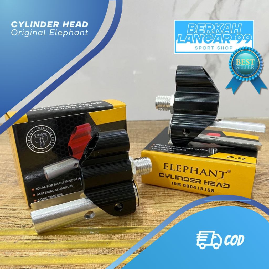 ฝาสูบ Elephant OD 22 - Visir Aluminium - ช้างเดิม