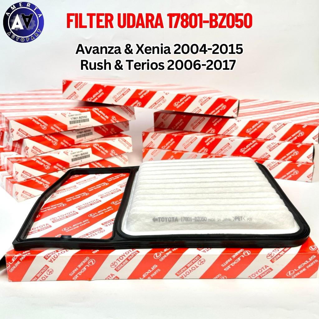 กรองอากาศ Avanza Xenia Rush Terios 2004-2015 (17801-BZ050)
