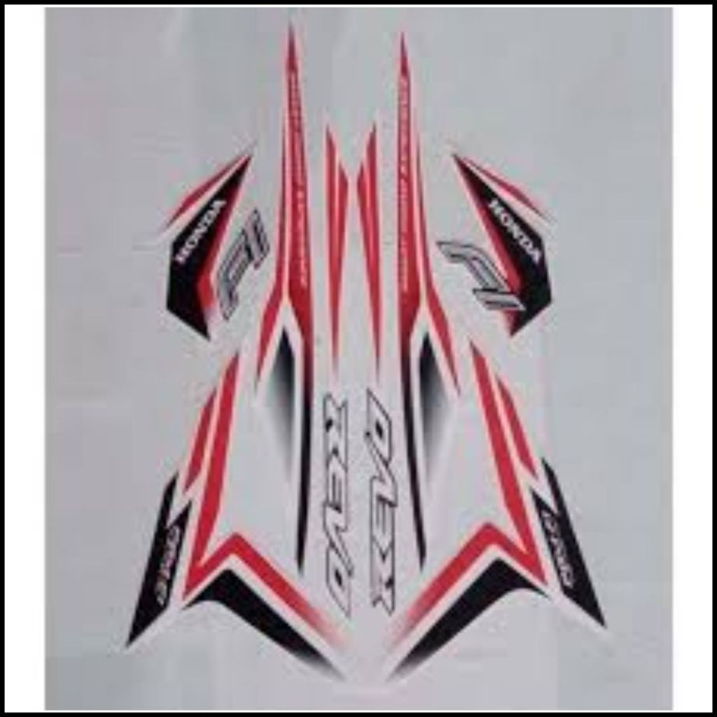 List Body Motor Sticker Sticker Striping Standard Original Revo F1 2018