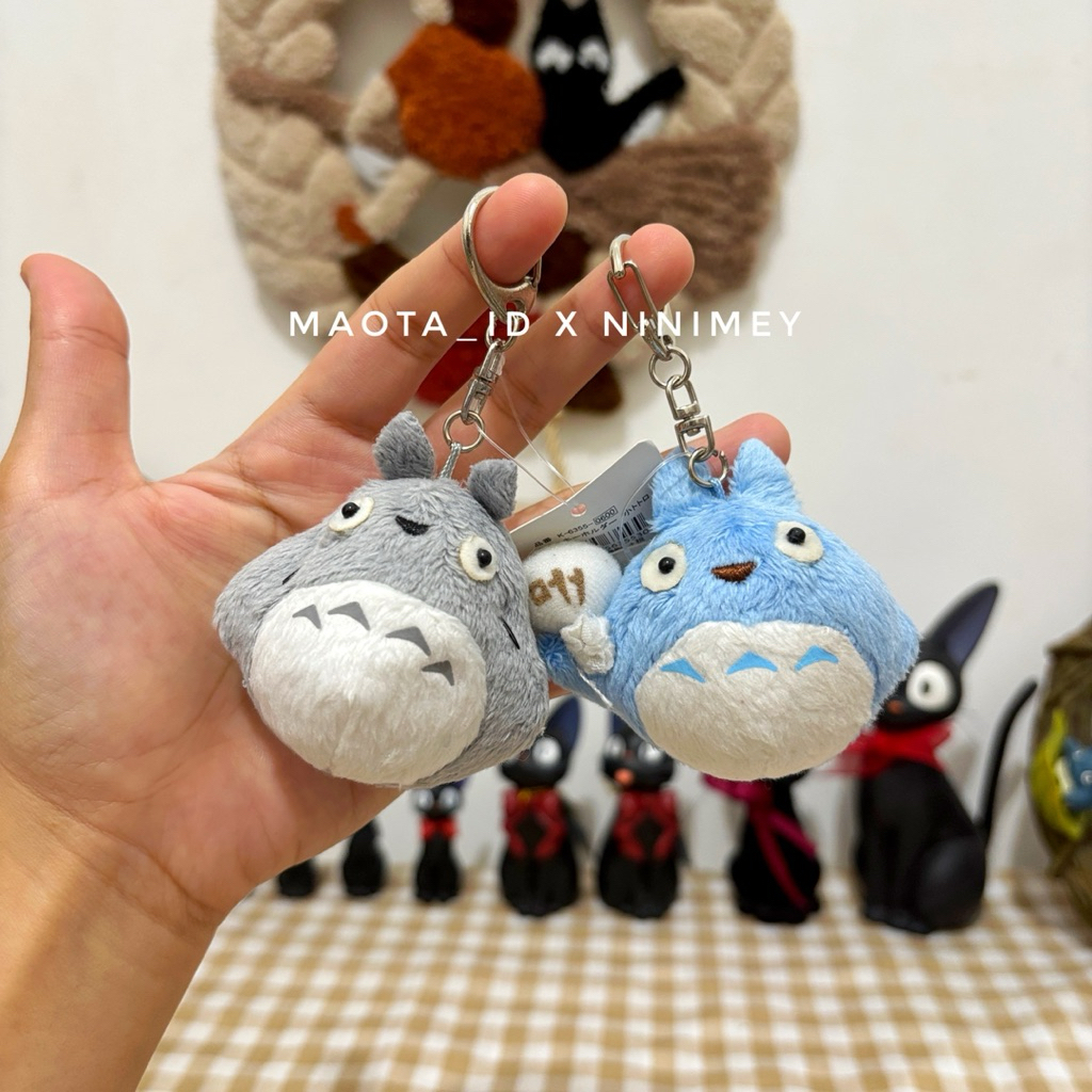 พวงกุญแจ GANTUNGAN Totoro / พวงกุญแจ Totoro / ไม้แขวนเสื้อกระเป๋า Totoro / Studio Ghibli ที่แขวนกระเ