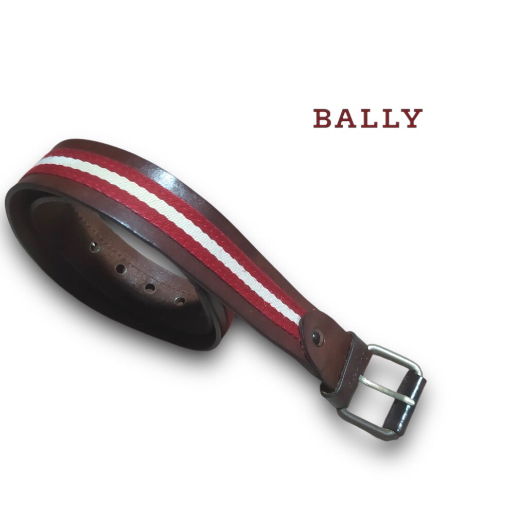 BALLY Leath Bellt For Man Branded Preloved เข็มขัดเดิมแท้
