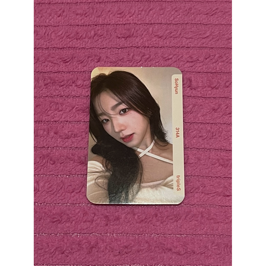 อย่างเป็นทางการ tripleS Sohyun S14 อุทยานแห่งฤดูกาล C314 LOVEEVOLunchion Scaned / ไม่มี QR