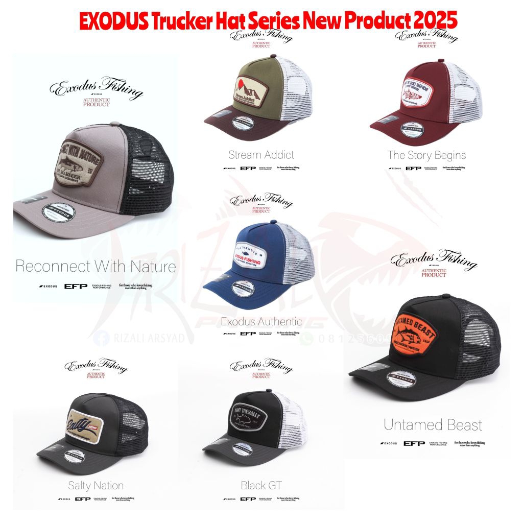 หมวก Exodus / Exodus Trucker Hat ซีรีส์ใหม่ 2025 ต้นฉบับ