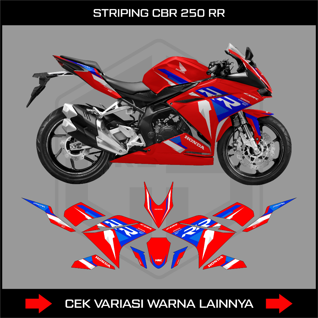 สติ๊กเกอร์ STRIPING CBR 250RR OLD 2020 / DECAL VARIATION HONDA CBR 250 RR