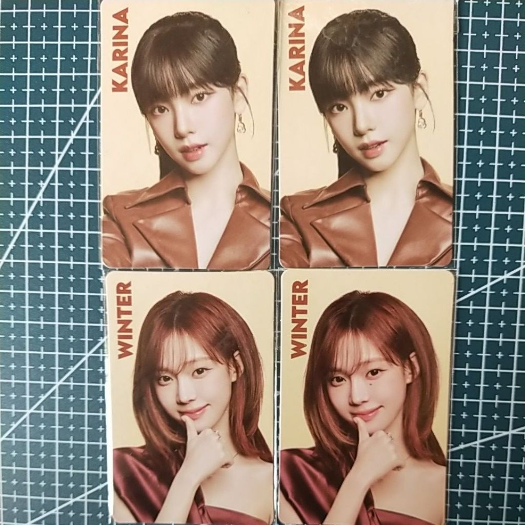 Karina Aespa Winter Aespa Photocard >< Nabati, Straykids ultramilk