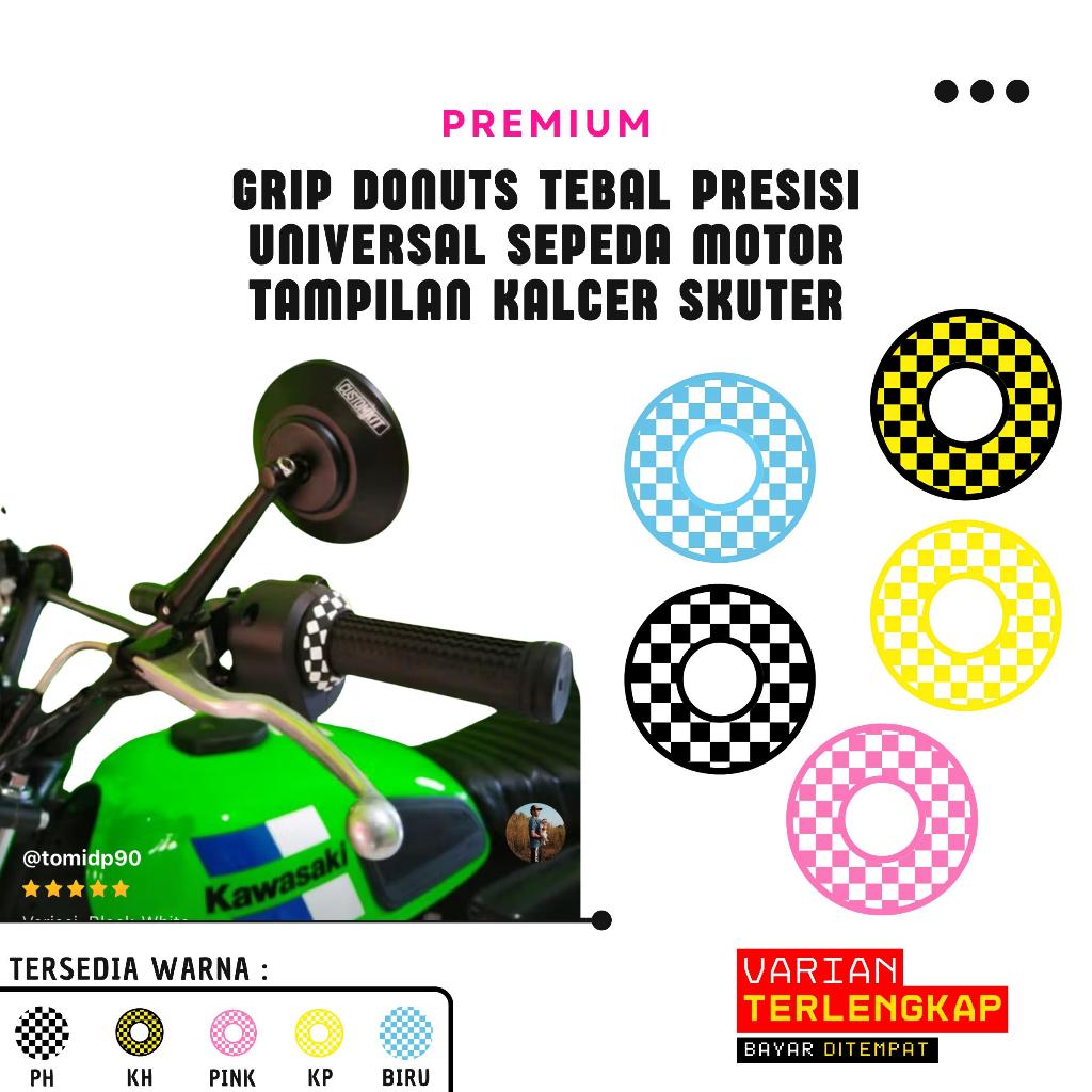ปลอกแฮนด์ Donuts Grip Kalcer Universal สกู๊ตเตอร์อัตโนมัติรถจักรยานยนต์