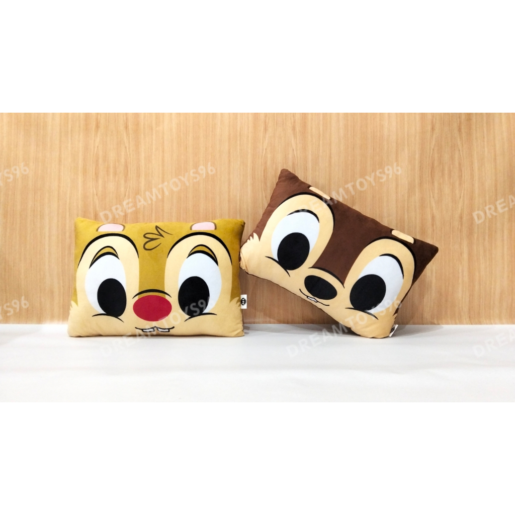 DREAMTOYS96 Chip n Dale Koko และ Kiki Squirrel Square ตุ๊กตาหมอน