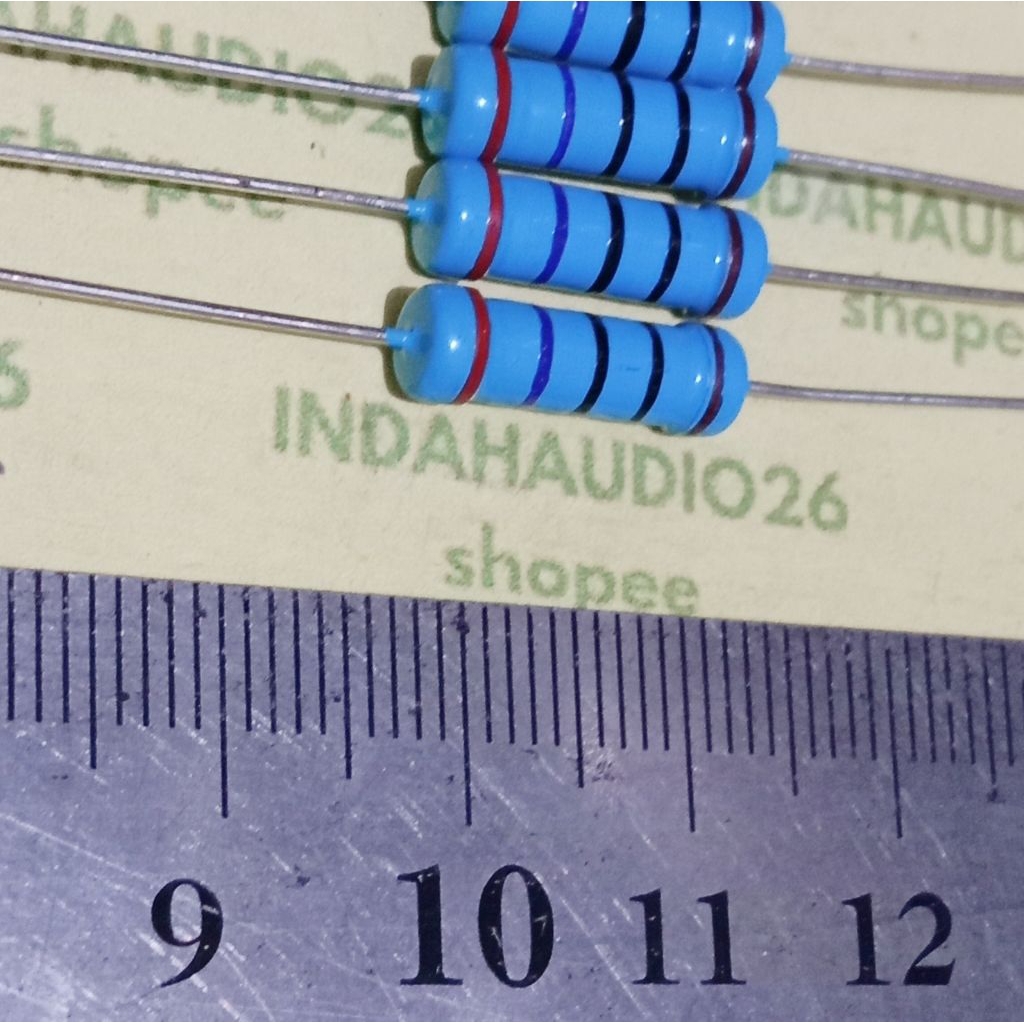 ฟิล์มโลหะ 270R 2W 1% ตัวต้านทาน 270 r 2 วัตต์ 270 โอห์ม 2 วัตต์ 1 วัตต์ 270r 2w